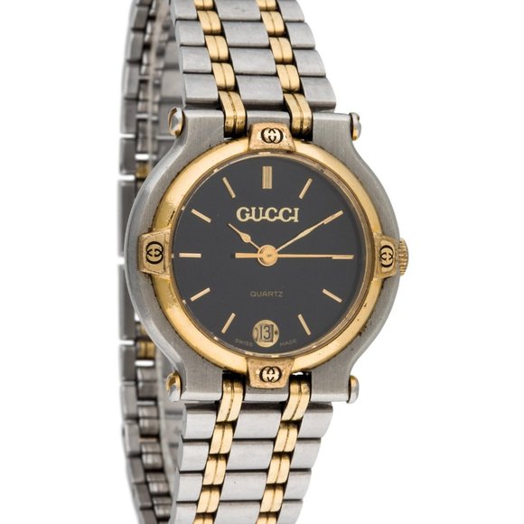 Gucci Accessories - 🛡️💖Host Pick: Gucci 9000L 18k Stainless Steel Swiss Time Piece